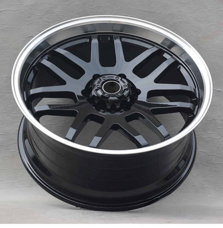 20” AS-F32JT246 6/139 BLACK BAKKIE RIMS