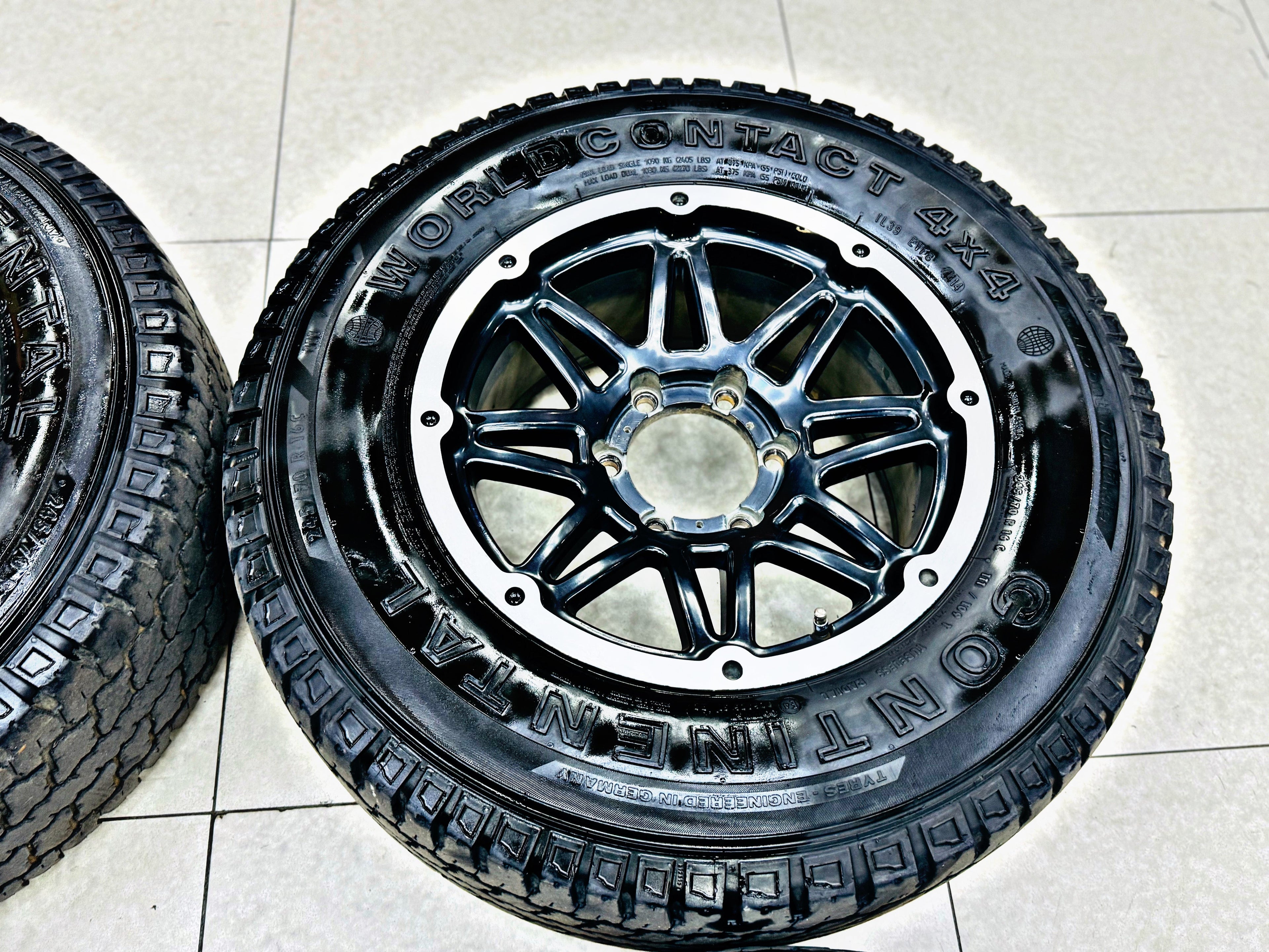 16” BAKKIE RIMS USED  WITH CONTI  TYRES