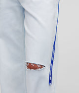 LOW-RISE LOOSE JEANS WITH WAIST TIES