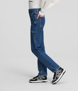 HIGH-RISE STRAIGHT UTILITY JEANS
