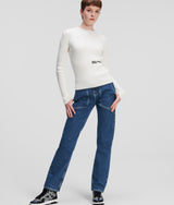 HIGH-RISE STRAIGHT UTILITY JEANS