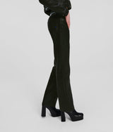 COATED STRAIGHT JEANS