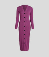 LONG-SLEEVED KNIT DRESS