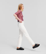 HIGH-RISE STRAIGHT JEANS