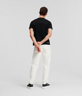 LOGO TAPERED JEANS