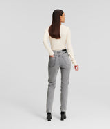 HIGH-RISE TAPERED JEANS