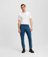 LOGO TAPERED JEANS