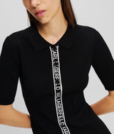 LOGO TAPE KNIT DRESS