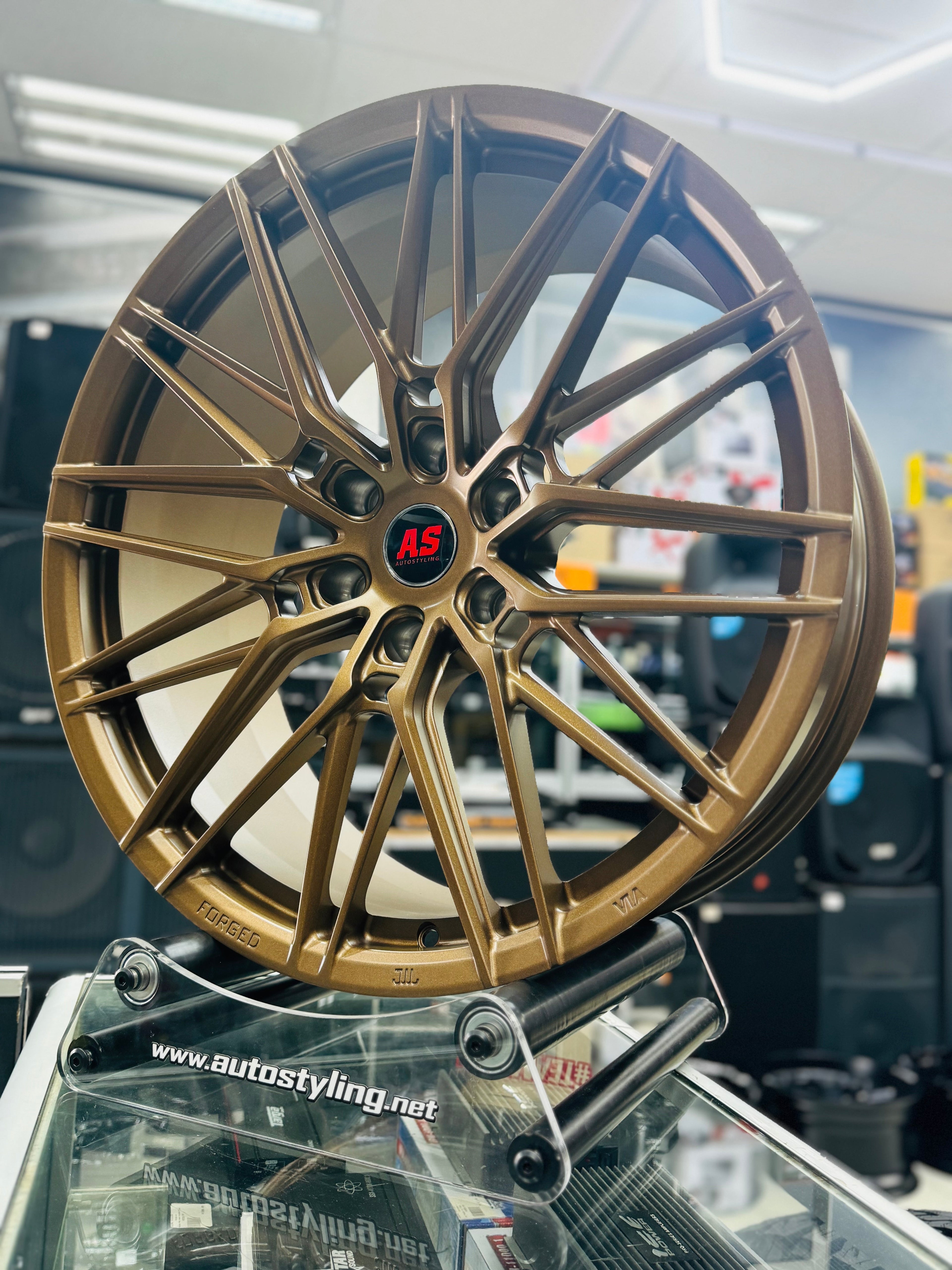 22”  AS-FORGED HJ0265  6/139 BAKKIE WHEELS  BRONZE