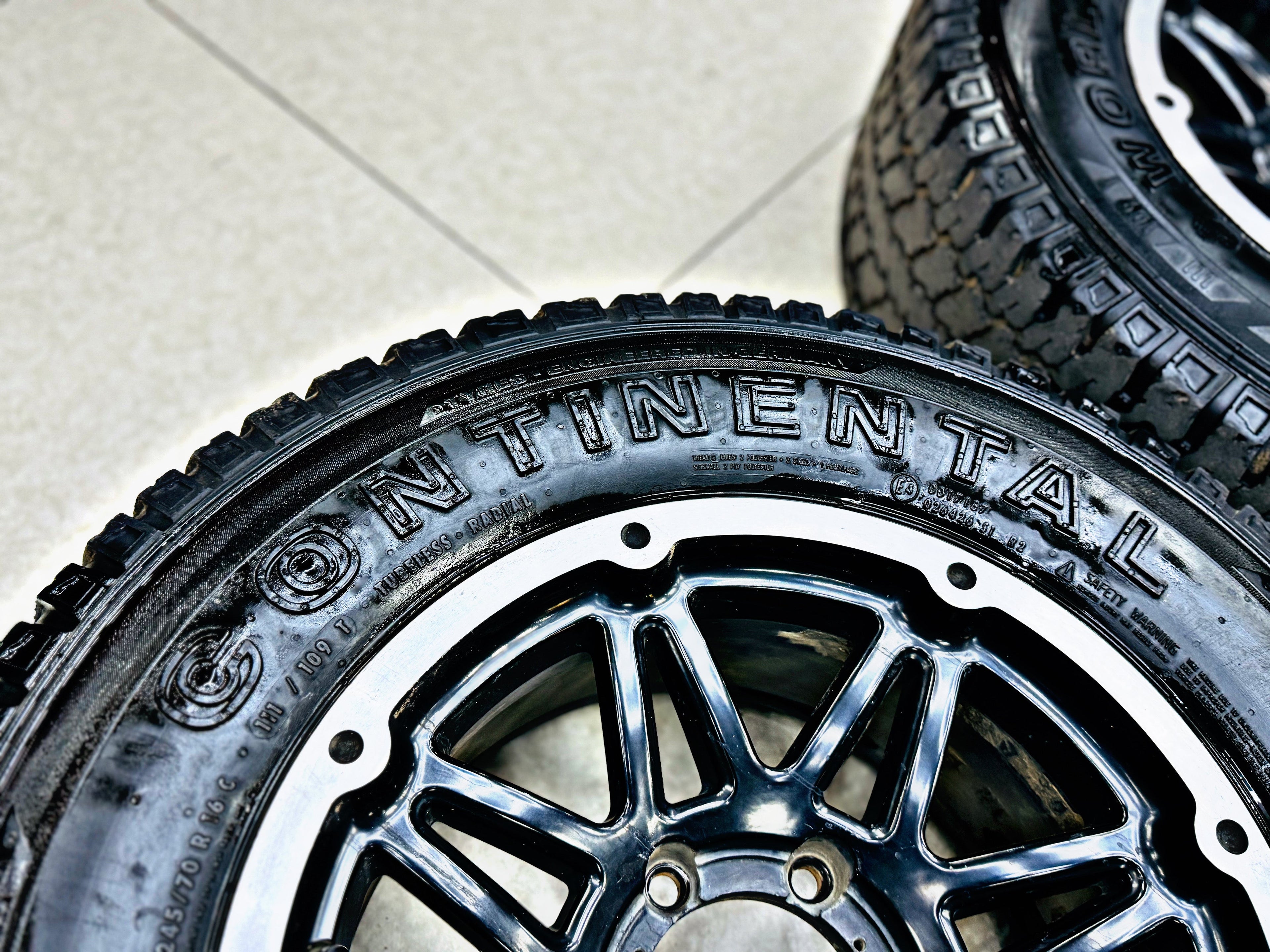 16” BAKKIE RIMS USED  WITH CONTI  TYRES