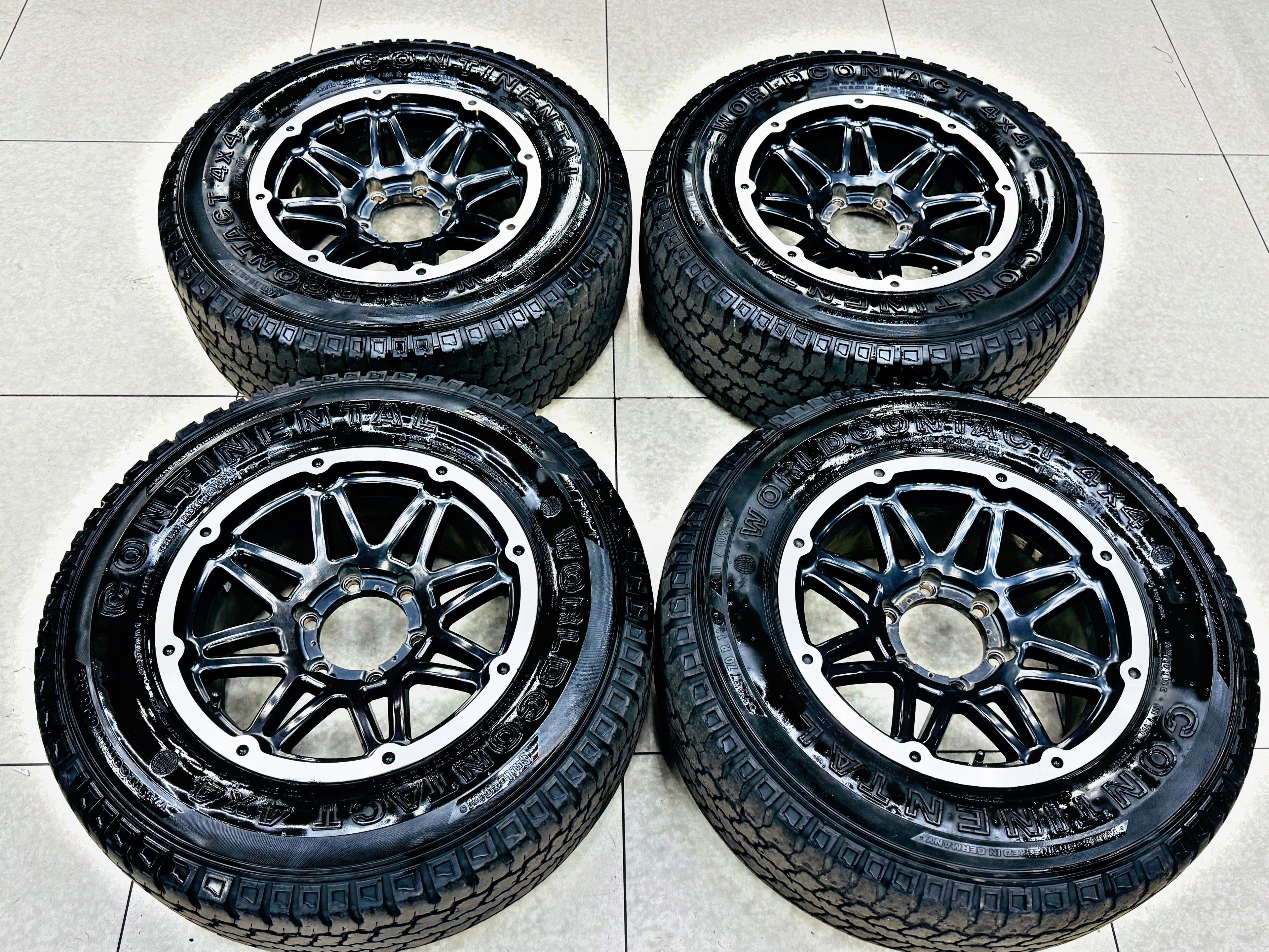 16” BAKKIE RIMS USED  WITH CONTI  TYRES