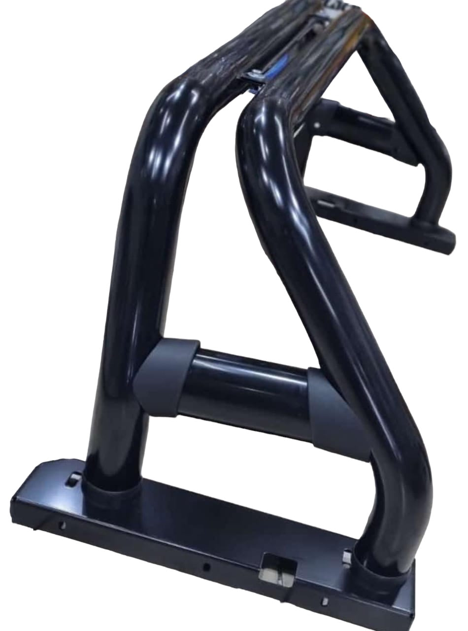 FORD RANGER 2012- 2018 & TOYOTA HILUX REVO 2015+ ROLL BAR BLACK