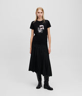 IKON KARL & CHOUPETTE RHINESTONE T-SHIRT