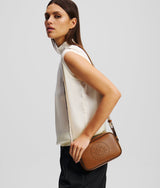 K/CIRCLE PERFORATED CROSSBODY BAG
