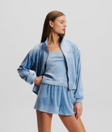 HOTEL KARL VELOUR ZIP-UP SWEATSHIRT