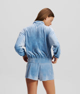 HOTEL KARL VELOUR ZIP-UP SWEATSHIRT