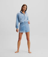 HOTEL KARL VELOUR ZIP-UP SWEATSHIRT