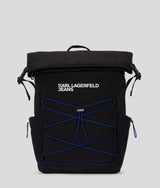 UTILITY DRAWSTRING ROLL-TOP BACKPACK