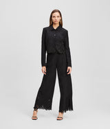 CUT-OUT EMBROIDERY CULOTTES