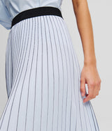 PLEATED MAXI SKIRT