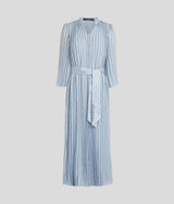PLEATED MAXI DRESS