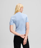 BUTTON-DETAIL POLO SHIRT