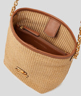 K/Autograph woven small bucket bag
