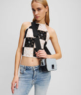 BOX LOGO DENIM CAMERA BAG