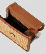 K/Signature woven nano bag