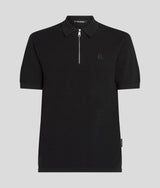 ZIP-UP POLO SHIRT