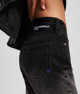 OMBRÉ HIGH-RISE STRAIGHT JEANS