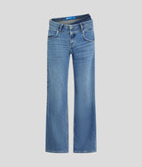 DOUBLE-WAIST RELAXED JEANS