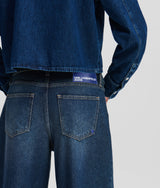 LOW-RISE WIDE-LEG JEANS