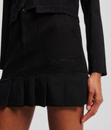 PLEATED MINI SKIRT