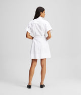 EMBROIDERED SHIRT DRESS