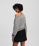 OFF-SHOULDER SWEATSHIRT