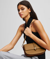 K/AUTOGRAPH PADLOCK SHOULDER BAG