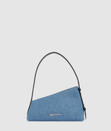 GEO DENIM SHOULDER BAG