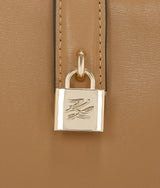 K/AUTOGRAPH PADLOCK SHOULDER POUCH