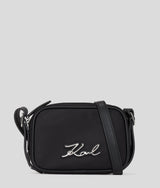 K/SIGNATURE NYLON CROSSBODY POUCH