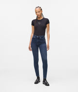 High-rise skinny jeans