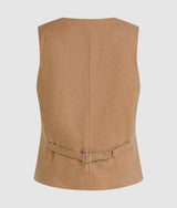 Wool-blend waistcoat