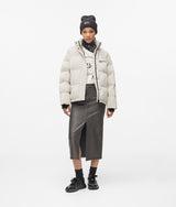 Pearlised puffer jacket