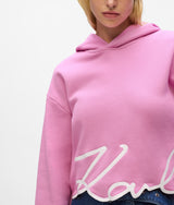 Signature hem hoodie