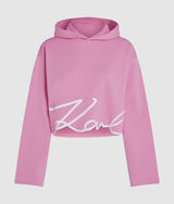 Signature hem hoodie