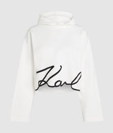 Signature hem hoodie