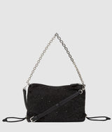 Ikon small rhinestone shoulder bag