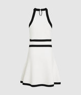 Karl DNA belted knit dress