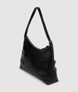 Large buckle shoulder bag