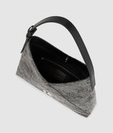 Geo small denim tote bag